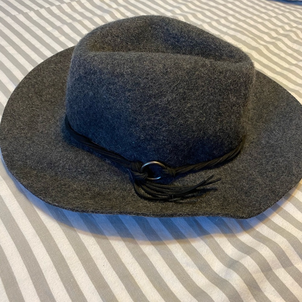 Lucky Brand Grey Wool Hat